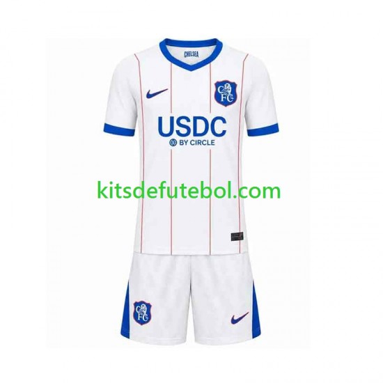 Camisola Chelsea Criança Terceiro equipamento 2026-2027 Mangas Curtas