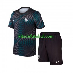Camisola de Guarda-redes Chelsea Criança Equipamento principal 2026-2027 Mangas Curtas