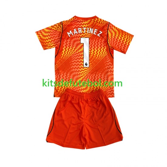 Camisola de Guarda-redes Chelsea Emiliano Martinez 1 Criança Equipamento alternativo 2026-2027 Mangas Curtas