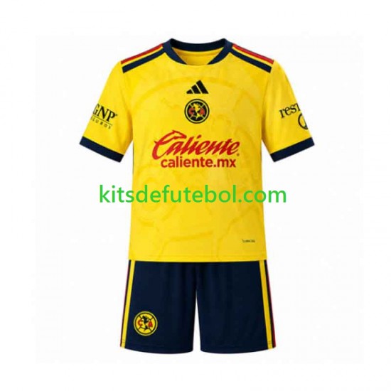 Camisola Club América Criança Equipamento principal 2026-2027 Mangas Curtas