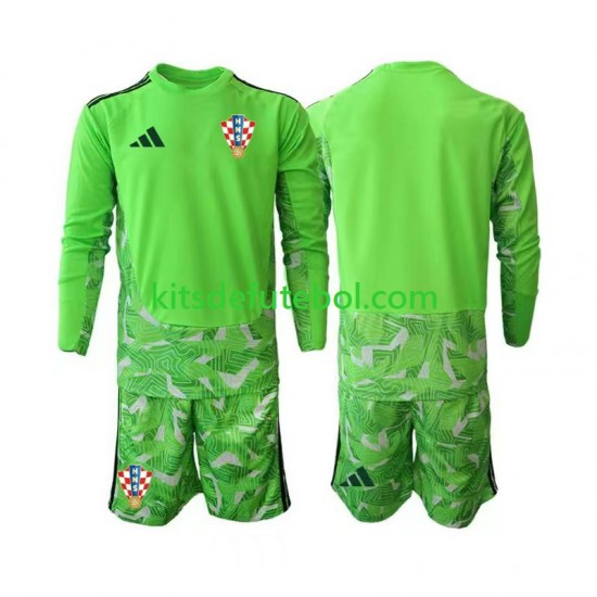 Camisola de Guarda-redes Seleção da Croata Criança Equipamento principal 2026-2027 Mangas Compridas