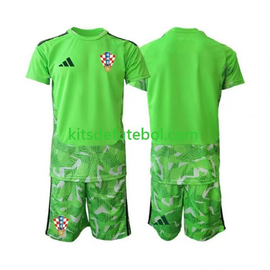Camisola de Guarda-redes Seleção da Croata Criança Equipamento principal 2026-2027 Mangas Curtas