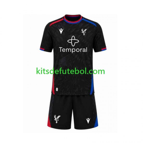Camisola Crystal Palace Criança Equipamento alternativo 2026-2027 Mangas Curtas