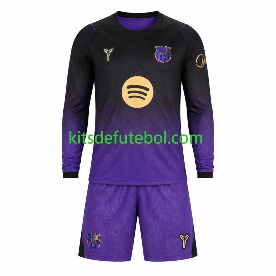 Camisola FC Barcelona Criança Equipamento alternativo 2026-2027 Mangas Compridas