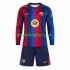 Camisola FC Barcelona Criança Equipamento principal 2026-2027 Mangas Compridas