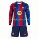 Camisola FC Barcelona Criança Equipamento principal 2026-2027 Mangas Compridas