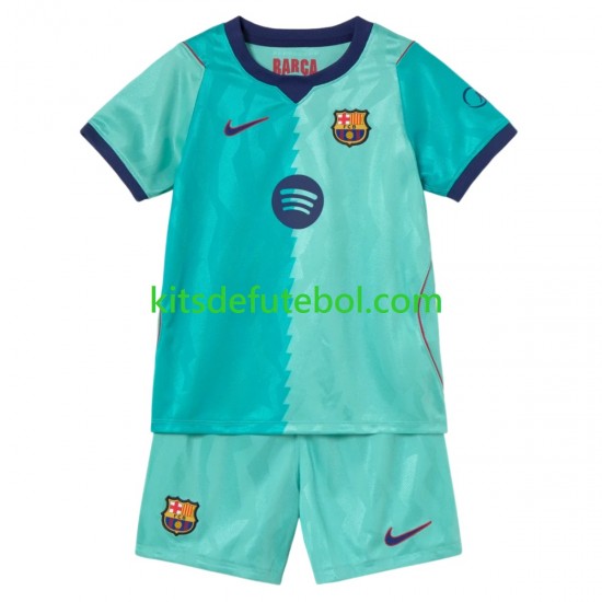Camisola FC Barcelona Criança Terceiro equipamento 2026-2027 Mangas Curtas