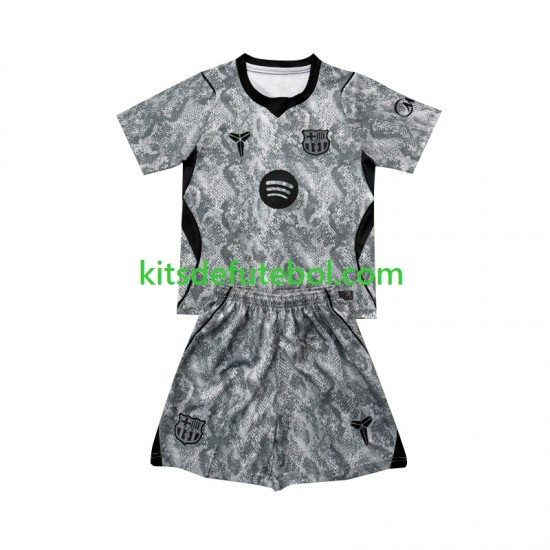 Camisola de Guarda-redes FC Barcelona Criança Equipamento alternativo 2026-2027 Mangas Curtas