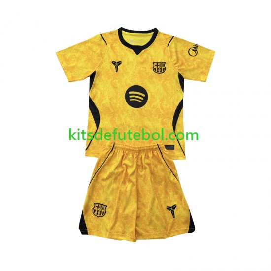 Camisola de Guarda-redes FC Barcelona Criança Quarto equipamento 2026-2027 Mangas Curtas