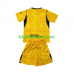 Camisola de Guarda-redes FC Barcelona Criança Quarto equipamento 2026-2027 Mangas Curtas