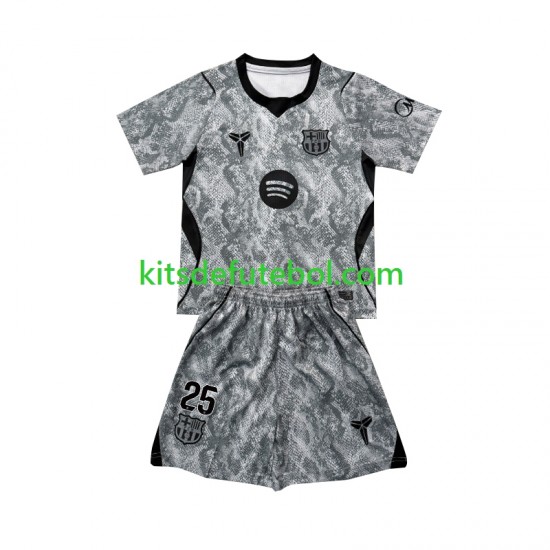Camisola de Guarda-redes FC Barcelona Dominik Livakovic 25 Criança Equipamento alternativo 2026-2027 Mangas Curtas