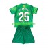 Camisola de Guarda-redes FC Barcelona Dominik Livakovic 25 Criança Equipamento principal 2026-2027 Mangas Curtas