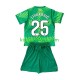 Camisola de Guarda-redes FC Barcelona Dominik Livakovic 25 Criança Equipamento principal 2026-2027 Mangas Curtas
