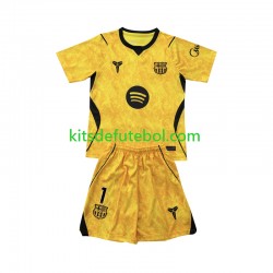 Camisola de Guarda-redes FC Barcelona Joan Garcia 1 Criança Quarto equipamento 2026-2027 Mangas Curtas