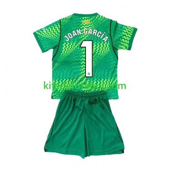 Camisola de Guarda-redes FC Barcelona Joan Garcia 1 Criança Equipamento principal 2026-2027 Mangas Curtas