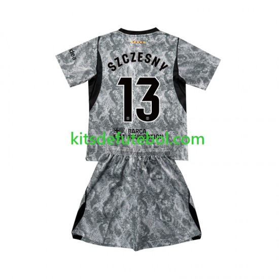 Camisola de Guarda-redes FC Barcelona Wojciech Szczesny 13 Criança Equipamento alternativo 2026-2027 Mangas Curtas