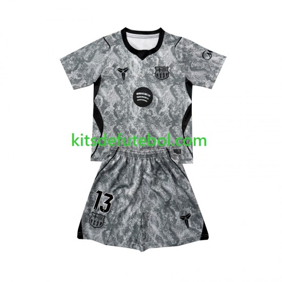 Camisola de Guarda-redes FC Barcelona Wojciech Szczesny 13 Criança Equipamento alternativo 2026-2027 Mangas Curtas
