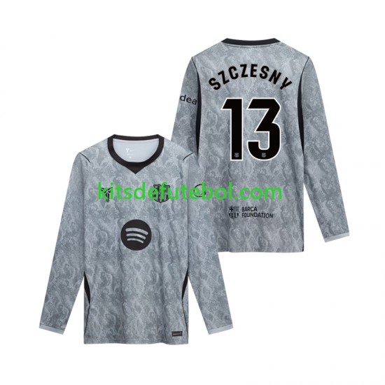 Camisola de Guarda-redes FC Barcelona Wojciech Szczesny 13 Homem Equipamento alternativo 2026-2027 Mangas Compridas