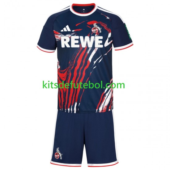 Camisola FC Köln Criança Equipamento alternativo 2026-2027 Mangas Curtas