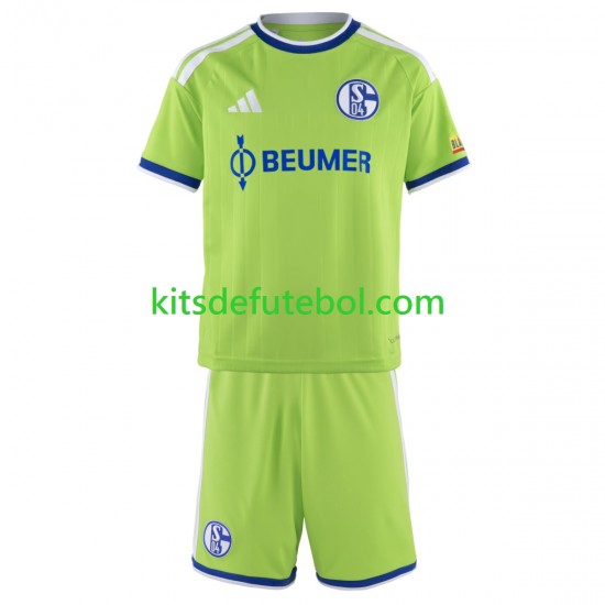 Camisola Schalke 04 FC Criança Terceiro equipamento 2026-2027 Mangas Curtas