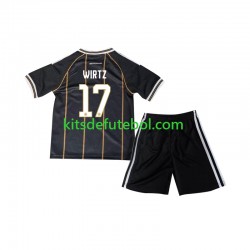 Camisola Seleção da Alemã Florian Wirtz 17 Criança Terceiro equipamento 2026 Mangas Curtas