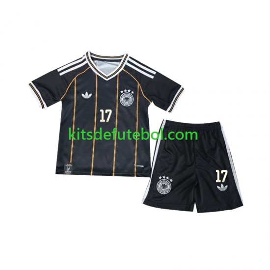 Camisola Seleção da Alemã Florian Wirtz 17 Criança Terceiro equipamento 2026 Mangas Curtas