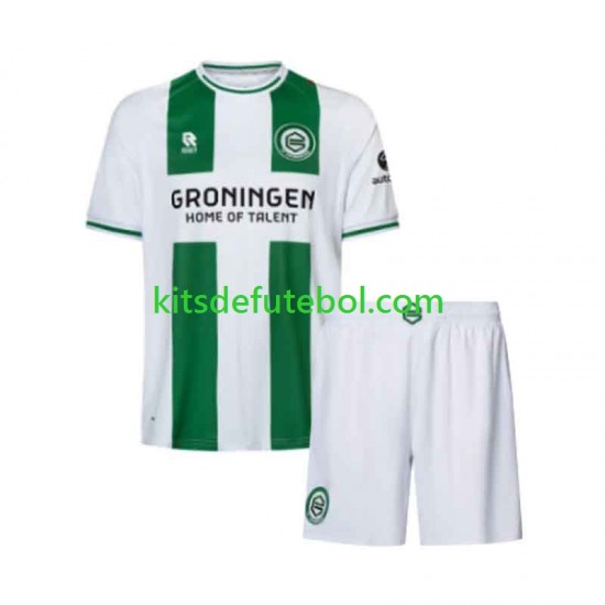 Camisola Groningen Criança Equipamento principal 2026-2027 Mangas Curtas