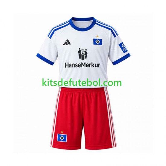 Camisola Hamburger SV Criança Equipamento principal 2026-2027 Mangas Curtas