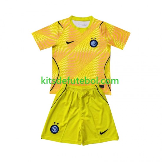 Camisola de Guarda-redes Inter de Milão Criança Equipamento principal 2026-2027 Mangas Curtas