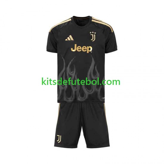 Camisola Juventus Criança Terceiro equipamento 2026-2027 Mangas Curtas