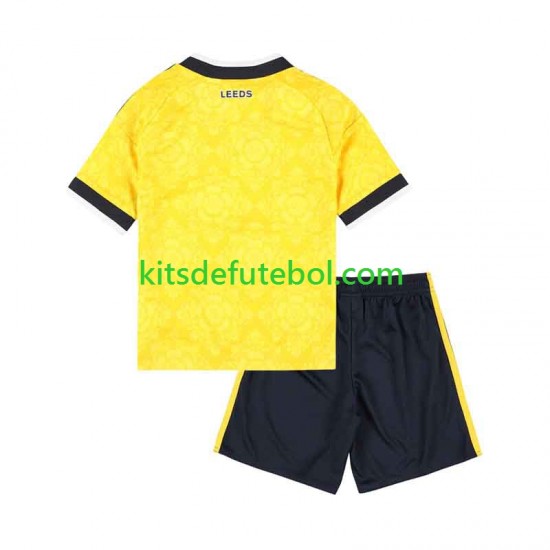 Camisola Leeds United Criança Equipamento alternativo 2026-2027 Mangas Curtas