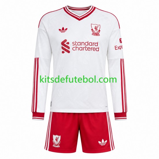 Camisola Liverpool Criança Equipamento alternativo 2026-2027 Mangas Compridas