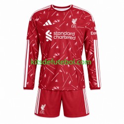 Camisola Liverpool Criança Equipamento principal 2026-2027 Mangas Compridas