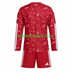 Camisola Liverpool Criança Equipamento principal 2026-2027 Mangas Compridas