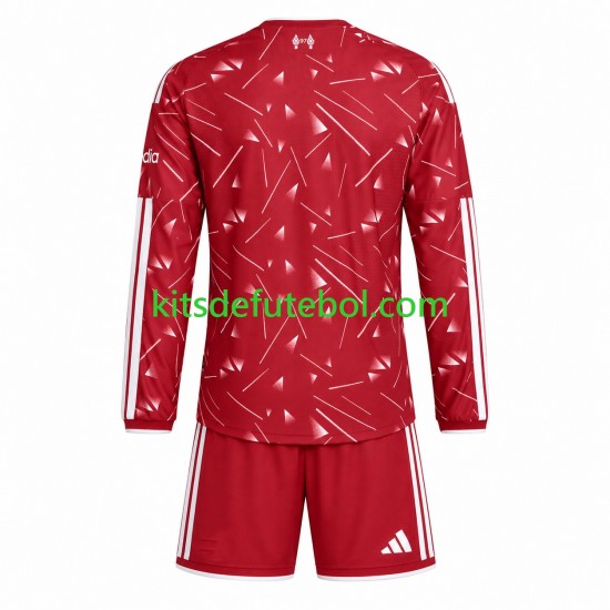 Camisola Liverpool Criança Equipamento principal 2026-2027 Mangas Compridas