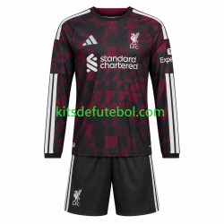 Camisola Liverpool Criança Terceiro equipamento 2026-2027 Mangas Compridas
