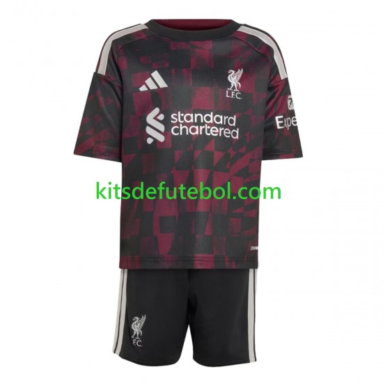 Camisola Liverpool Criança Terceiro equipamento 2026-2027 Mangas Curtas