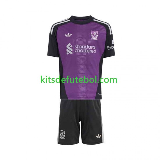 Camisola de Guarda-redes Liverpool Criança Equipamento alternativo 2026-2027 Mangas Curtas