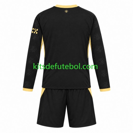 Camisola Manchester City Criança Equipamento alternativo 2026-2027 Mangas Compridas