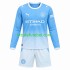 Camisola Manchester City Criança Equipamento principal 2026-2027 Mangas Compridas