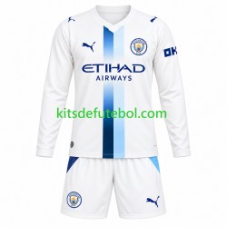 Camisola Manchester City Criança Terceiro equipamento 2026-2027 Mangas Compridas