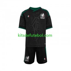 Camisola Seleção da Mexicana Criança Terceiro equipamento 2026 Mangas Curtas