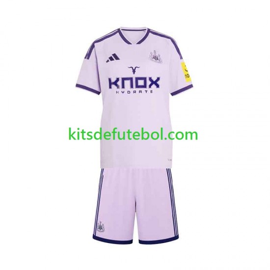 Camisola Newcastle United Criança Terceiro equipamento 2026-2027 Mangas Curtas