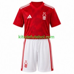 Camisola Nottingham Forest Criança Equipamento principal 2026-2027 Mangas Curtas