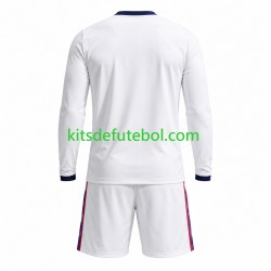 Camisola Paris Saint-Germain Criança Equipamento alternativo 2026-2027 Mangas Compridas