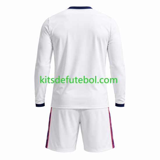 Camisola Paris Saint-Germain Criança Equipamento alternativo 2026-2027 Mangas Compridas