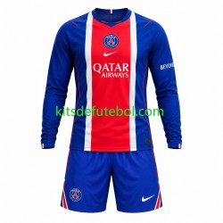 Camisola Paris Saint-Germain Criança Equipamento principal 2026-2027 Mangas Compridas