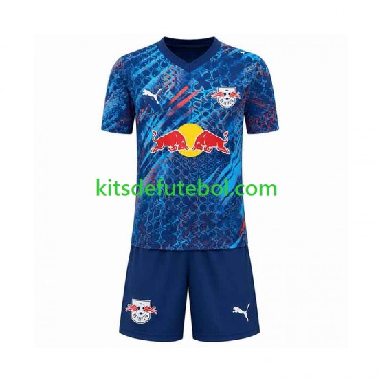 Camisola RB Leipzig Criança Terceiro equipamento 2026-2027 Mangas Curtas