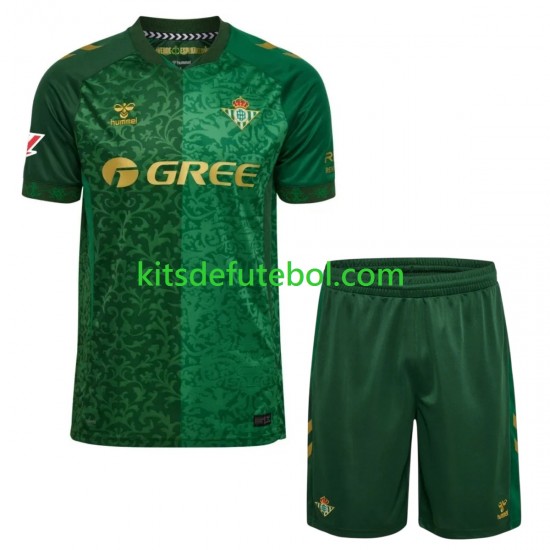 Camisola Real Betis Criança Equipamento alternativo 2026-2027 Mangas Curtas