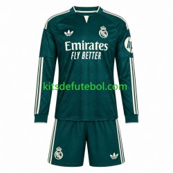 Camisola Real Madrid Criança Equipamento alternativo 2026-2027 Mangas Compridas